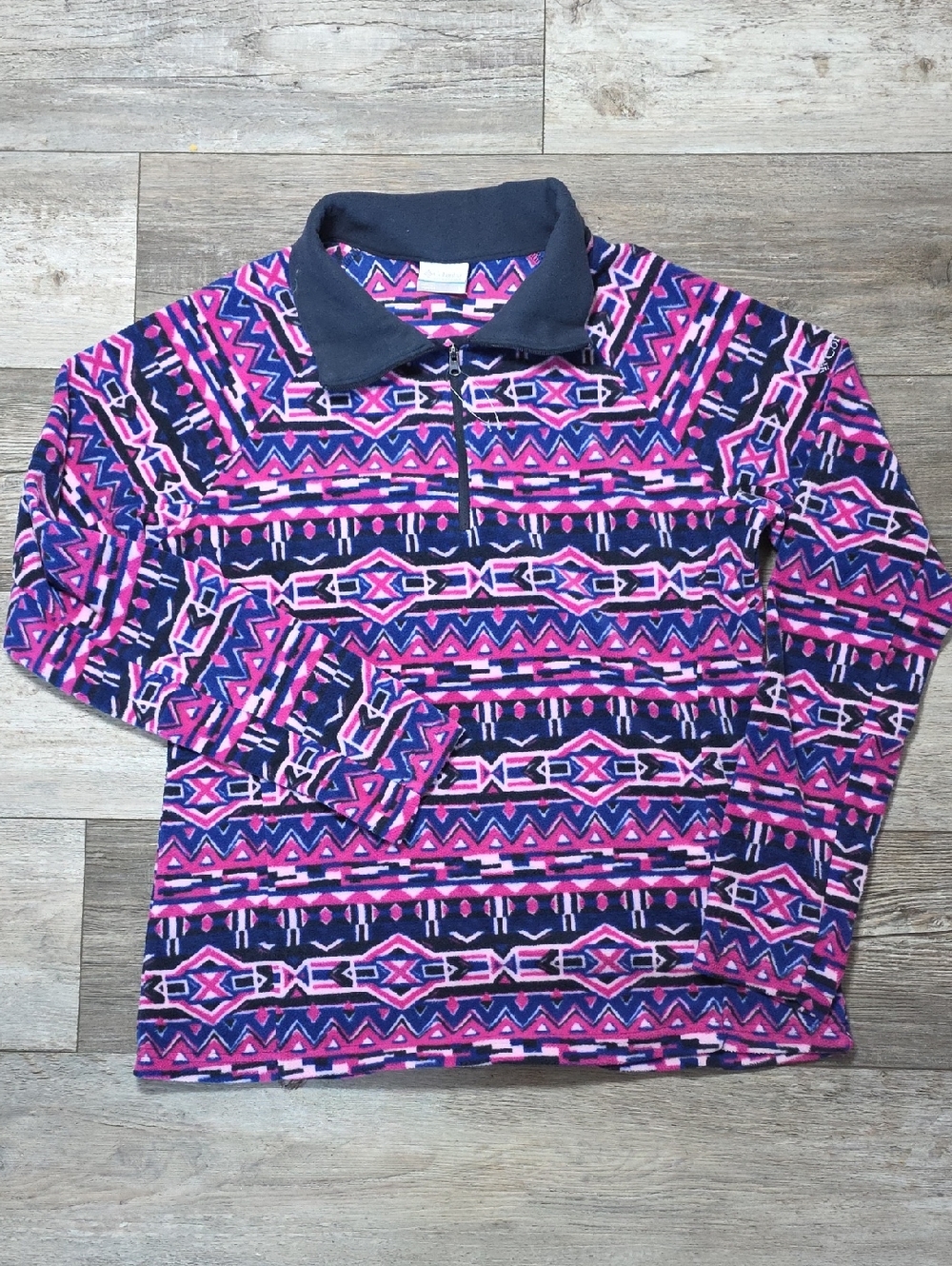Columbia | Women's Glacial IV Retro Print 1/2 Zip Lightweight Fleece Sz Lg *NWOT